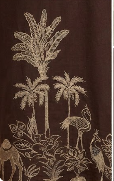 Women Brown Cotton Regular Kurta with Trousers