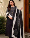 Women Leheriya Dyed Regular Pure Cotton Kurta with Palazzos & With Dupatta